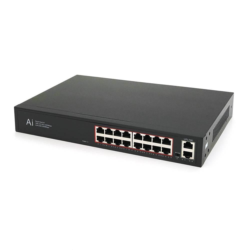 Комутатор Merlion MG1018 18 портів Ethernet 10/100/1000 Мбіт/сек метал AC220V (32072) Комутатор Merlion MG1018 18 портів Ethernet 10/100/1000 Мбіт/сек метал AC220V (32072)