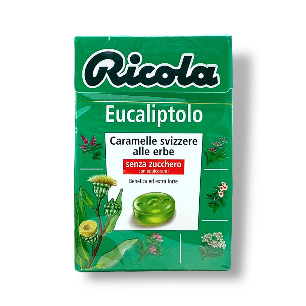 Леденцы швейцарские RICOLA Eucaliptolo Senza Zucchero 50 г (1849927008)