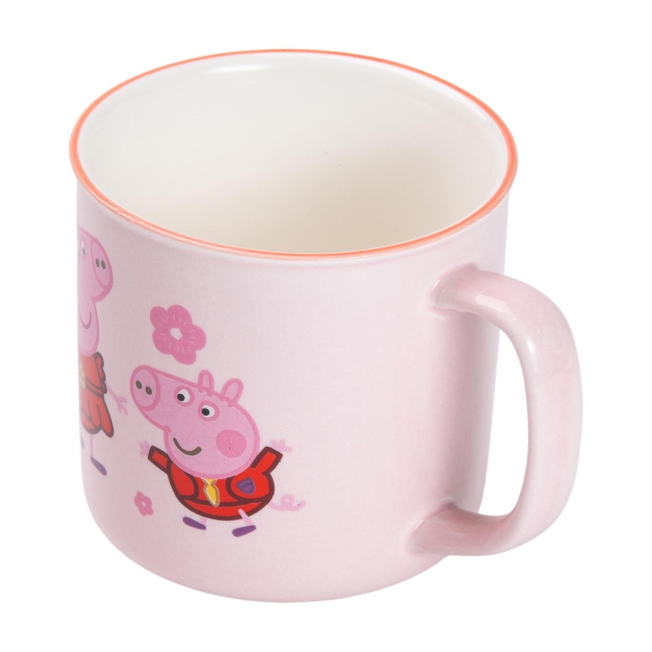 Кухоль керамічний Peppa Pig 400 мл Рожевий - фото 3 Кухоль керамічний Peppa Pig 400 мл Рожевий - фото 3