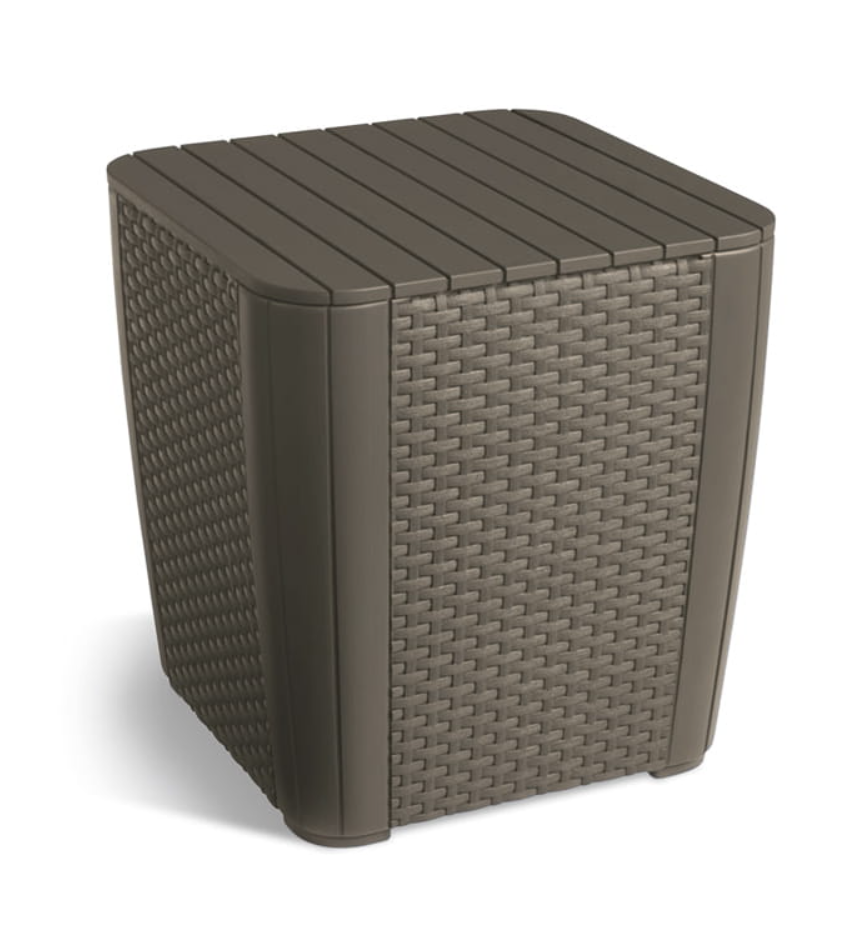 Стол садовый Keter Luzon Flat Wicker Капучиновый (223931)