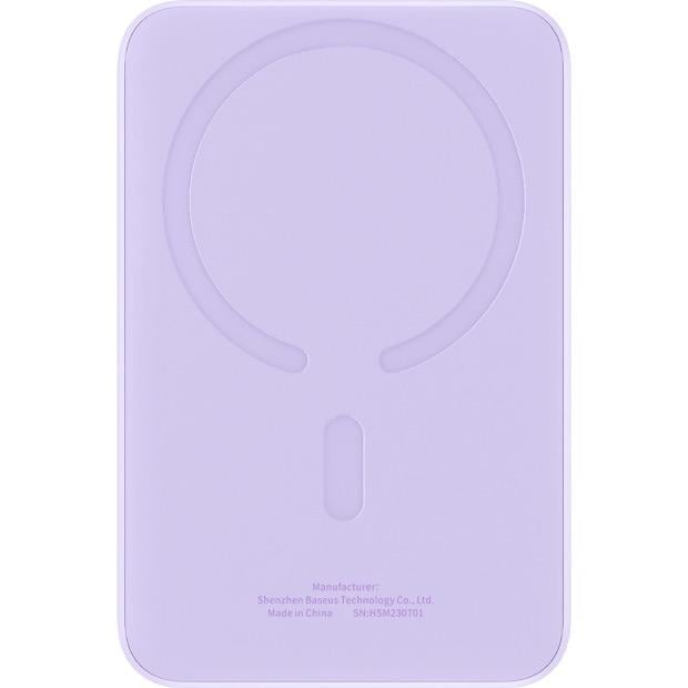 Внешний аккумулятор Baseus Magnetic Bracket Mini 10000 mAh 20W Purple (P10059001513-00) - фото 2
