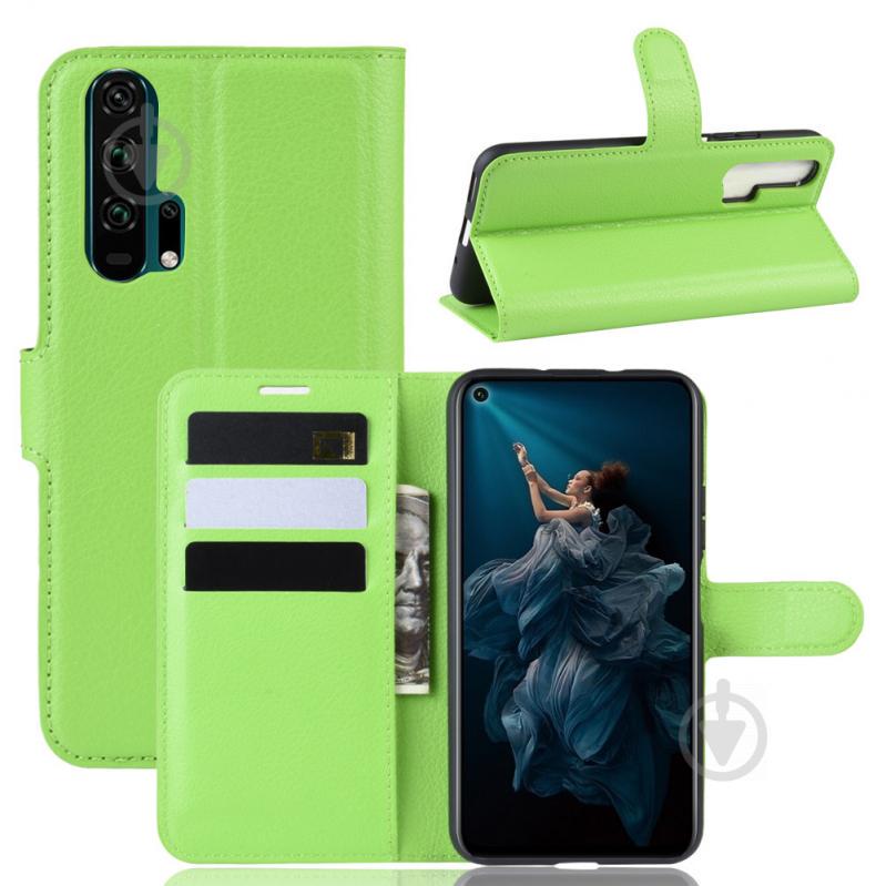 Чохол-книжка Litchie Wallet для Honor 20 Pro Green (hub_EtgJ83397) - фото 2