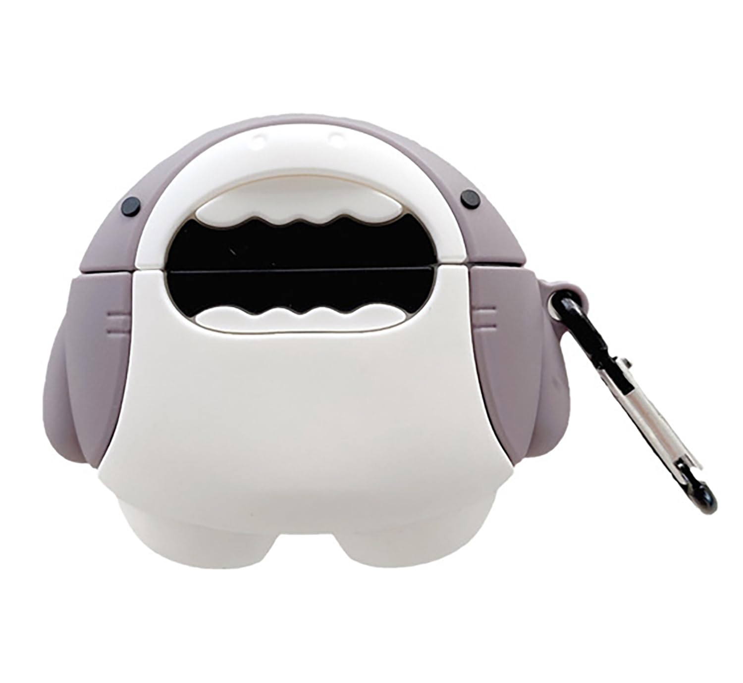 Чехол силиконовый Alitek для наушников Samsung Galaxy Buds 3/3 Pro с карабином Акула (00119)