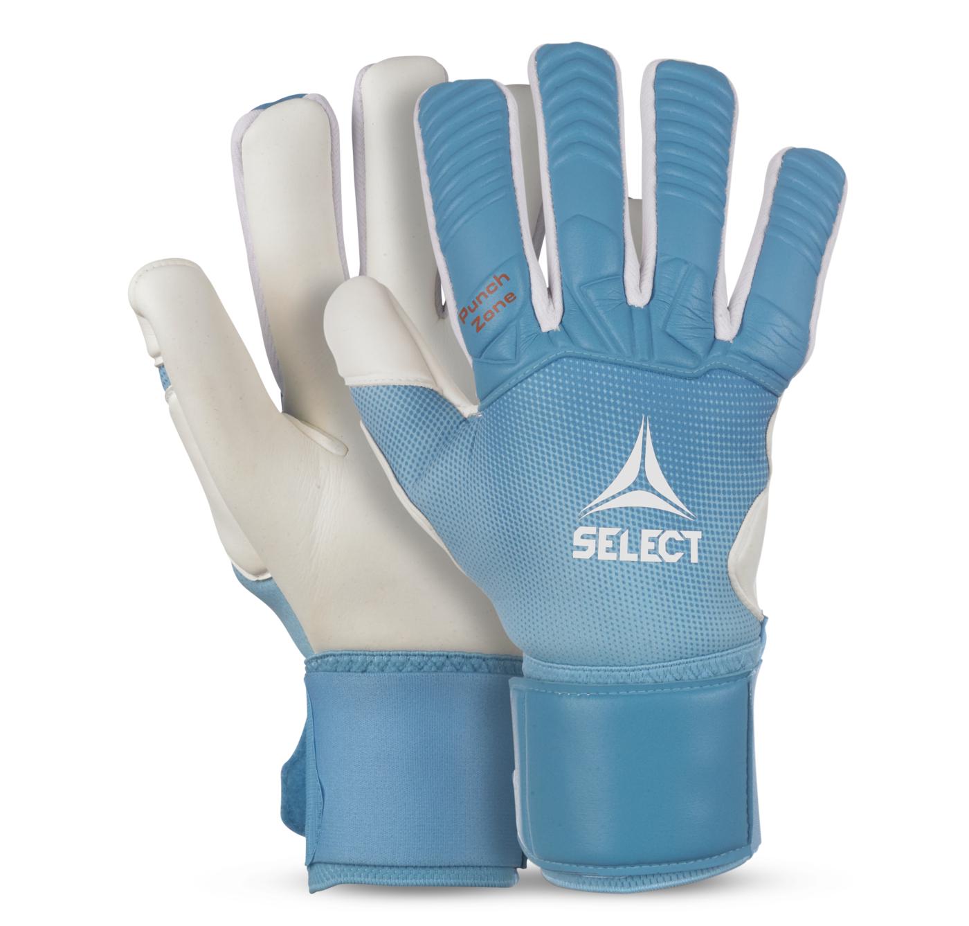 Вратарские перчатки Select Goalkeeper Gloves 33 Allround унисекс р. 10 20 см Синий/Белый (24995981)