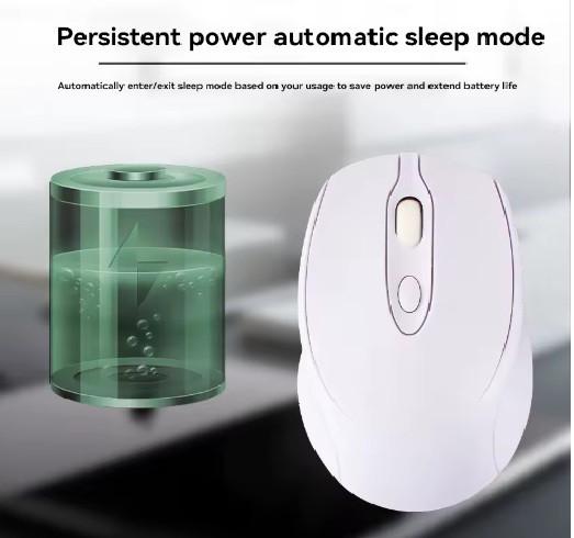 Мышь аккумуляторная беспроводная Sensitive Bluetooth 2.4 G White - фото 2 Мышь аккумуляторная беспроводная Sensitive Bluetooth 2.4 G White - фото 2