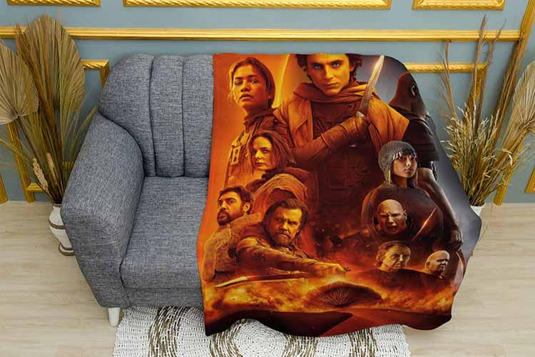 Плед Duna Film Characters плюш двухслойный 135х150 см (112975-2)