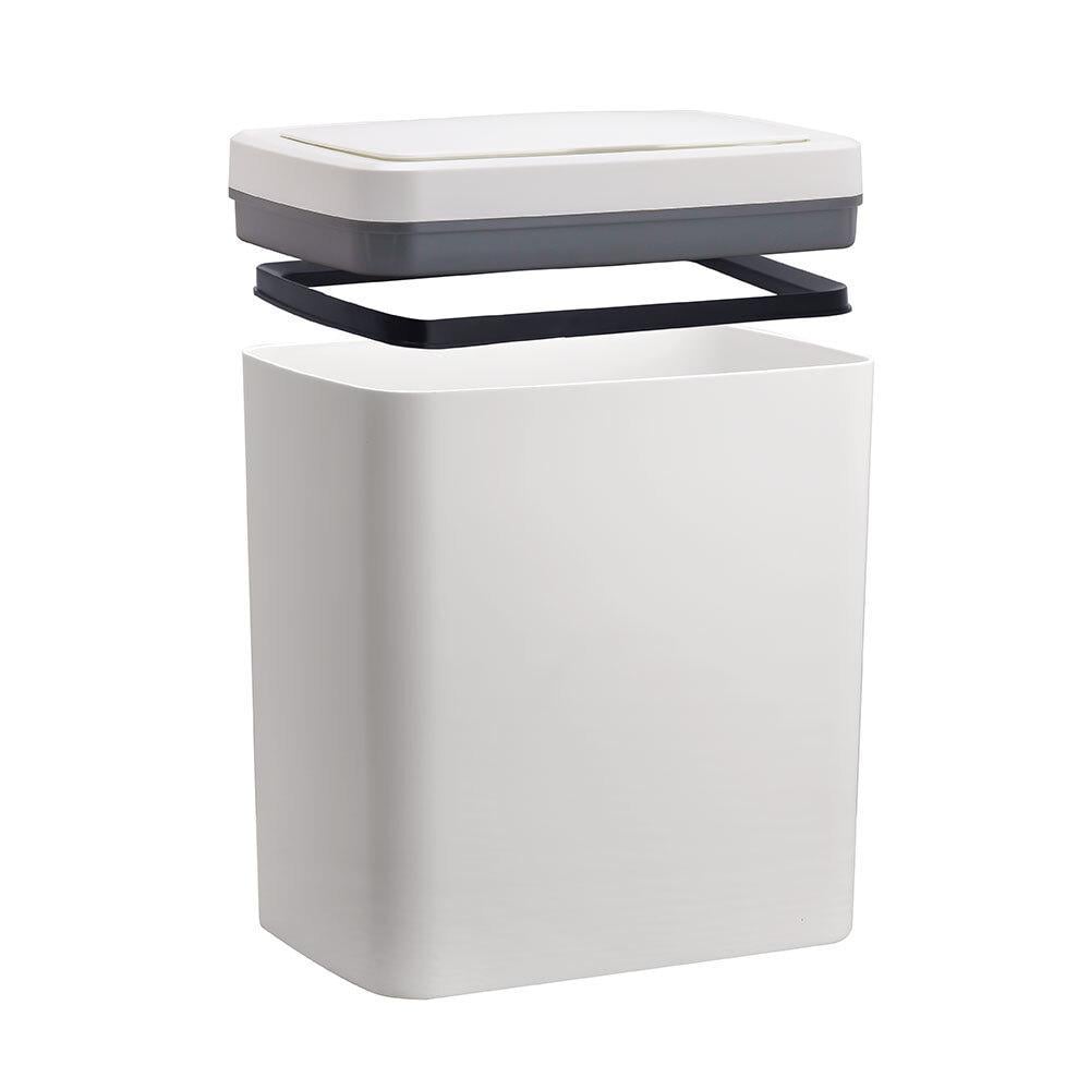 Мусорное ведро сенсорное MIXXUS WAVE-TC0110 прямоугольное 10 л White (MI7073) - фото 2 Мусорное ведро сенсорное MIXXUS WAVE-TC0110 прямоугольное 10 л White (MI7073) - фото 2