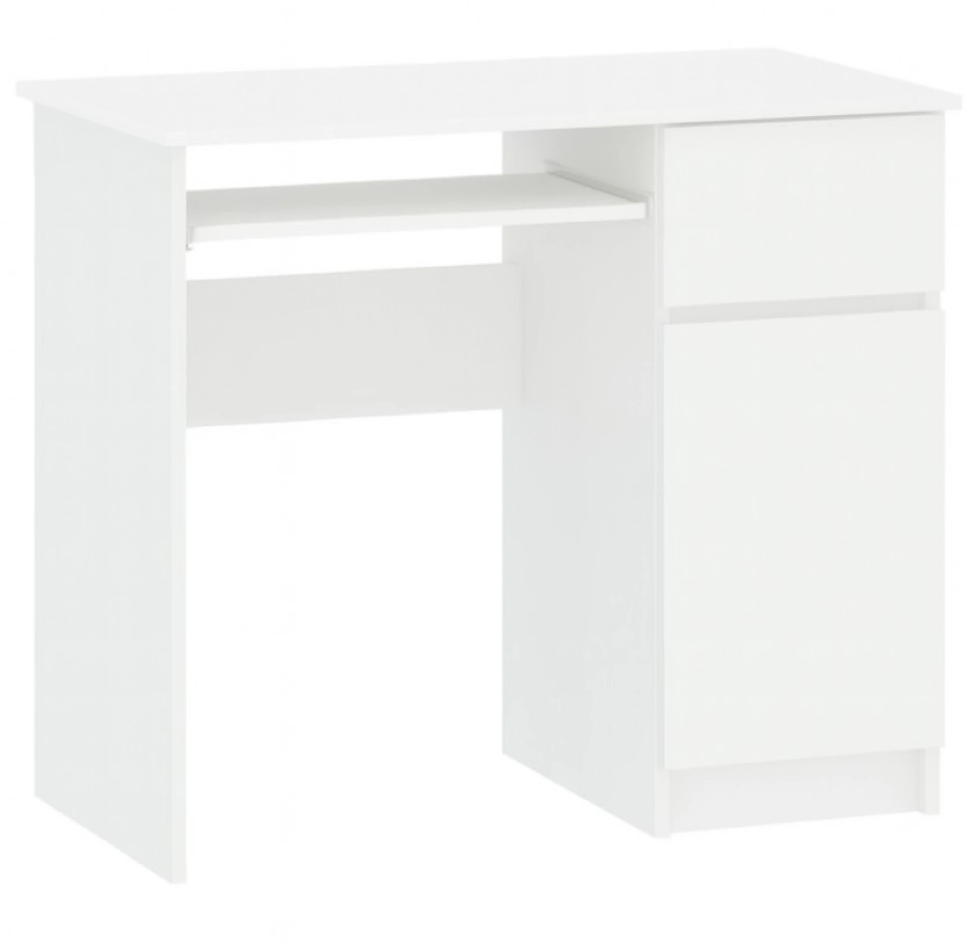 Стіл письмовий Mebel Service Бруклін 1Д1Ш 90х50х76,6 см Білий (28351786) - фото 1 Стіл письмовий Mebel Service Бруклін 1Д1Ш 90х50х76,6 см Білий (28351786) - фото 1