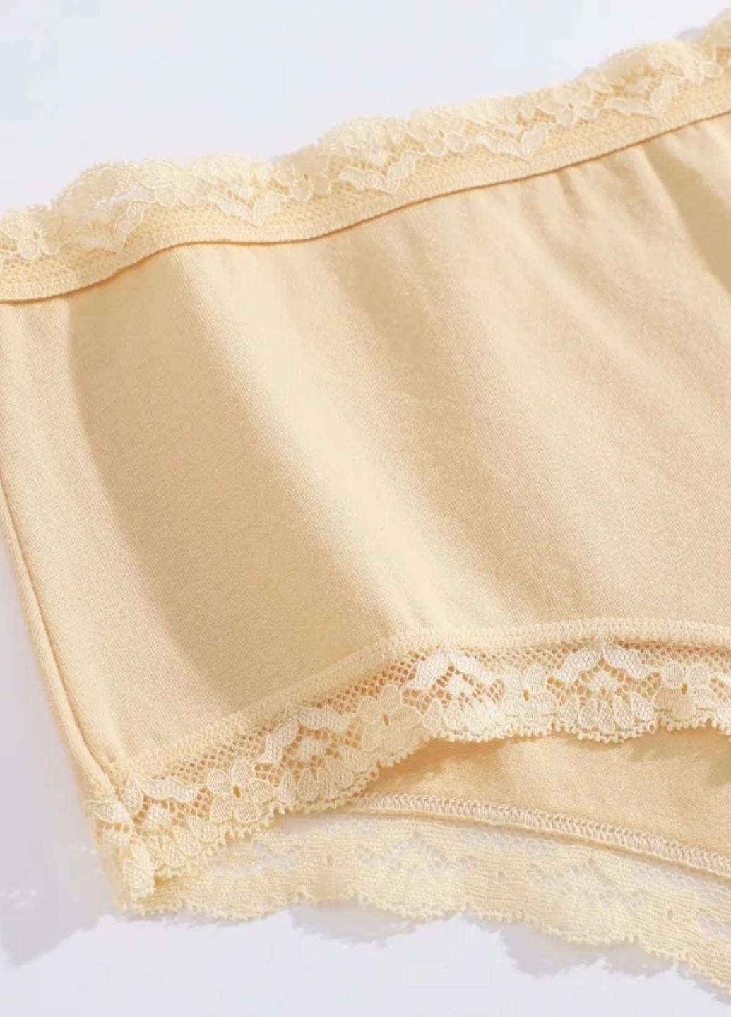 Трусики слипы женские хлопковые с кружевом Comfort Inspiration L Бежевый (1954-46-04) - фото 2 Трусики слипы женские хлопковые с кружевом Comfort Inspiration L Бежевый (1954-46-04) - фото 2