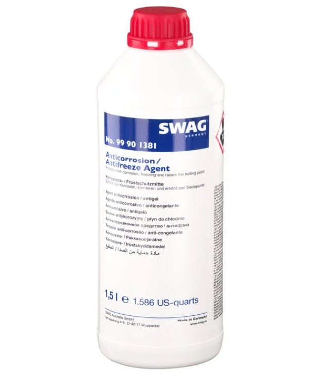 Антифриз концентрований SWAG 99 90 1381 -74 1,5 л Червоний