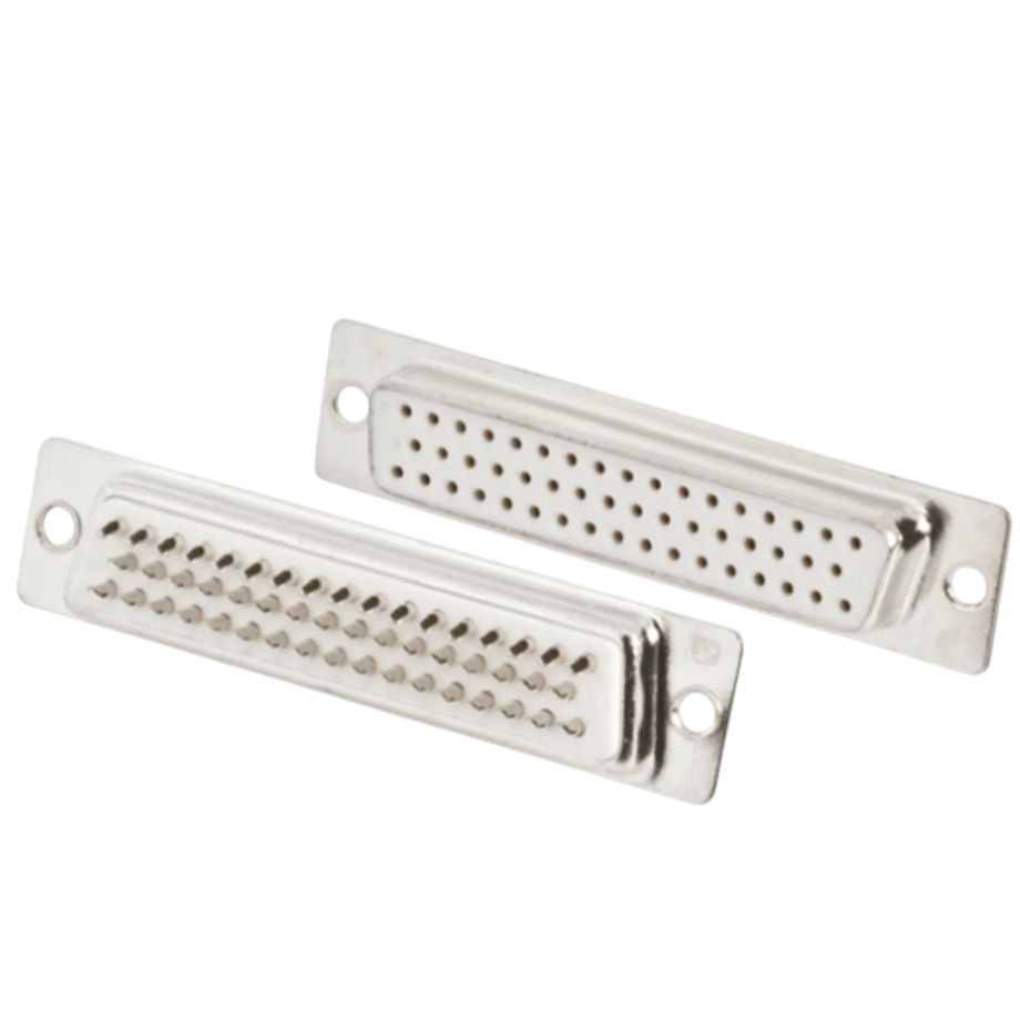 Разъем New Tide DB-50F D-SUB гнездо 50-контактное под пайку трехрядное (000007475) - фото 6 Разъем New Tide DB-50F D-SUB гнездо 50-контактное под пайку трехрядное (000007475) - фото 6