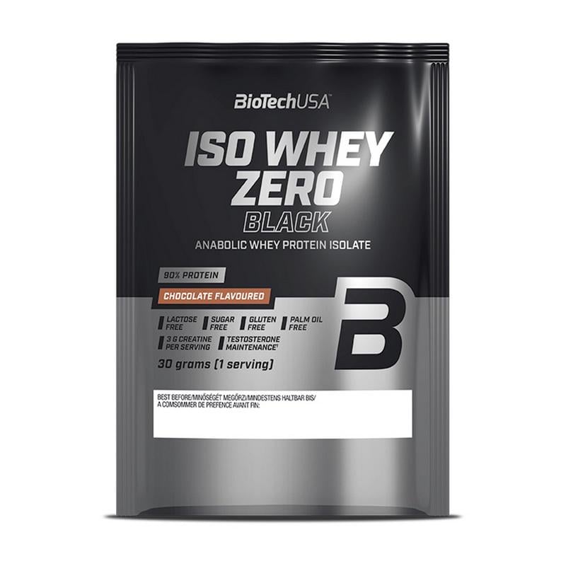 Изолят сывороточный BioTech Iso Whey Zero Black 30 г Шоколад