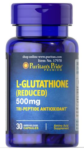Глутатион Puritan's Pride L-Glutathione 500 мг 30 капс. (17970)
