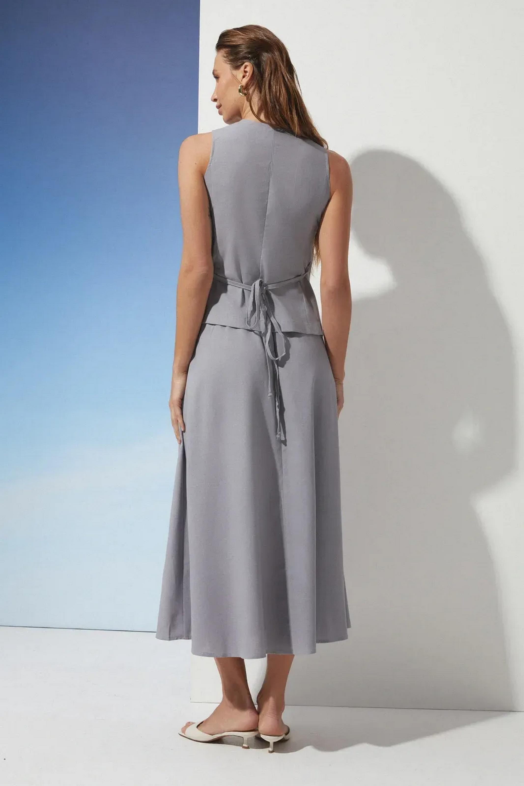 Спідниця жіноча Seventeen L-XL Сірий (104-2275.6315-1) - фото 2 Спідниця жіноча Seventeen L-XL Сірий (104-2275.6315-1) - фото 2