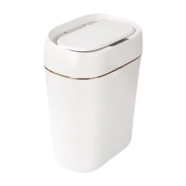 Мусорное ведро RIAS HH-001 с сенсорной крышкой аккумуляторное 300×240×150 мм White (3_07836)