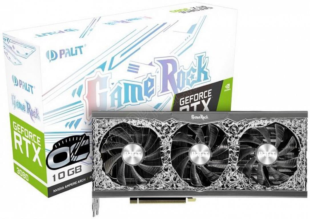 Відеокарта Palit GeForce RTX 3080 GameRock V1 (1065)
