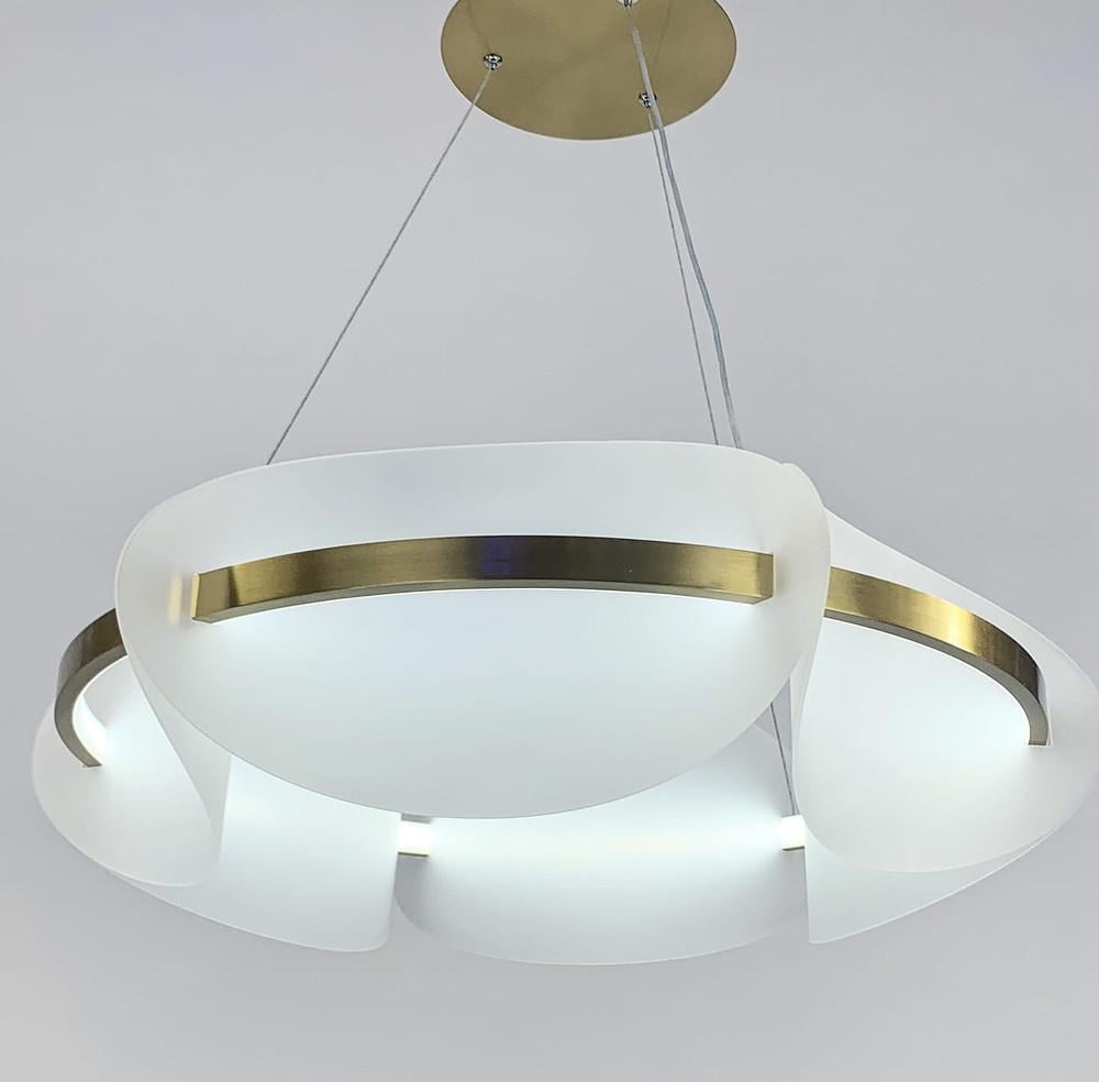 Люстра потолочная светодиодная Kearney в форме кольца 80 см (D 3022)