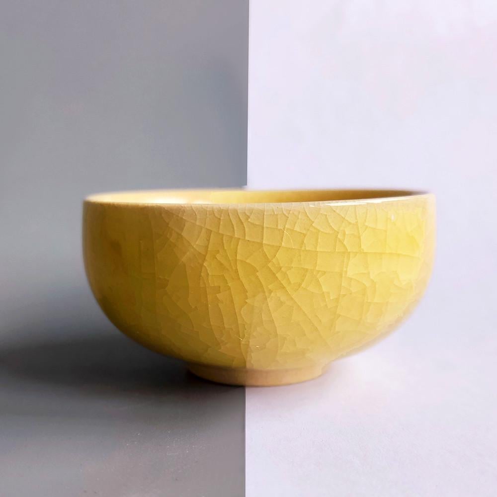 Пиала для чая Колотый лед Pastel 65 мл Желтый