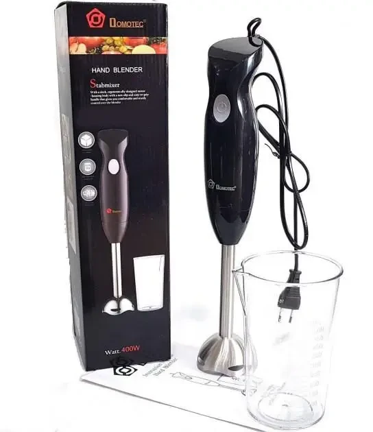 Блендер ручний занурювальний Domotec 5102MS-400W Блендер ручний занурювальний Domotec 5102MS-400W
