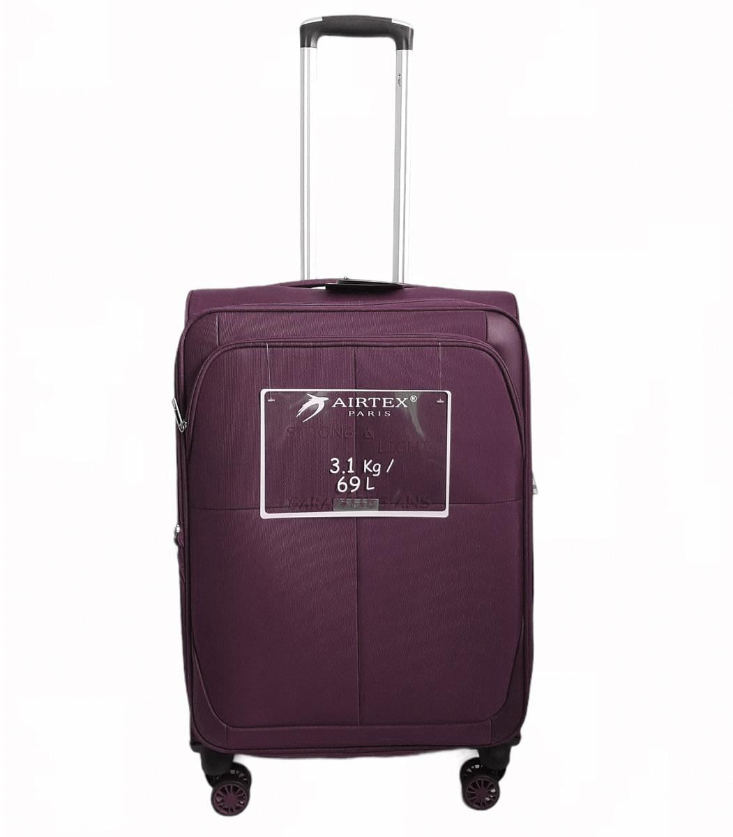Валіза тканинна Airtex 826 середня 4 колеса Фіолетовий (At00029)