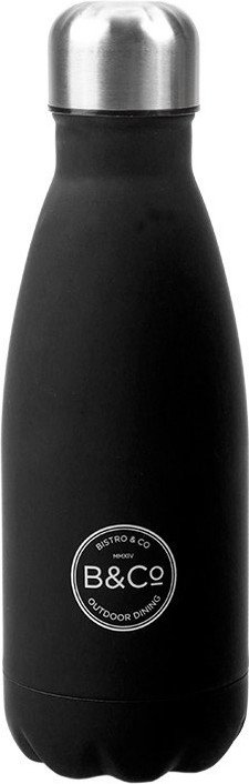 Термопляшка Summit B&Co Thermal Bottle Rubberized 350 мл Чорний (694086)