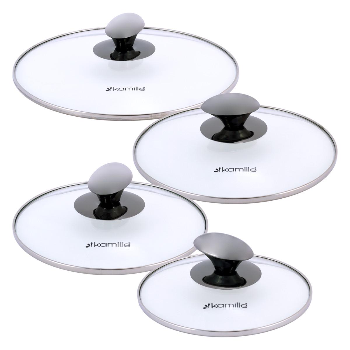 Набір каструль із кришками Kamille КМ-4927 із нержавіючої сталі з 8 предметів Сталевий (150-84-4927) - фото 8 Набір каструль із кришками Kamille КМ-4927 із нержавіючої сталі з 8 предметів Сталевий (150-84-4927) - фото 8