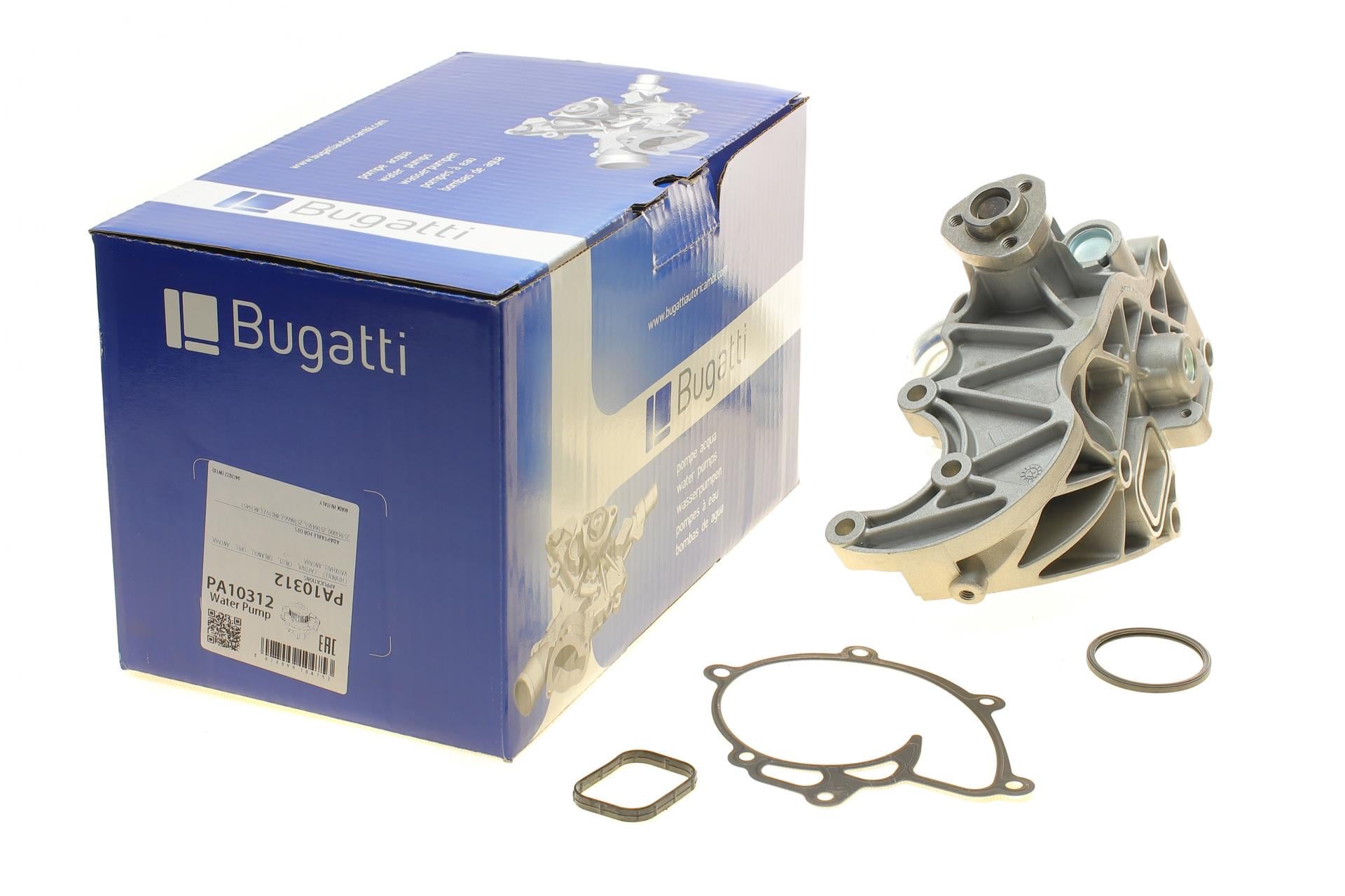 Помпа води Bugatti Chevrolet Captiva/Cruze/Opel Antara 2.0/2.2D 09- R/B 10 лопастей (PA10312)