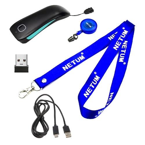 Бездротовий 1D сканер штрих-кодів USB Bluetooth АКБ компактний Netum C740 - фото 4