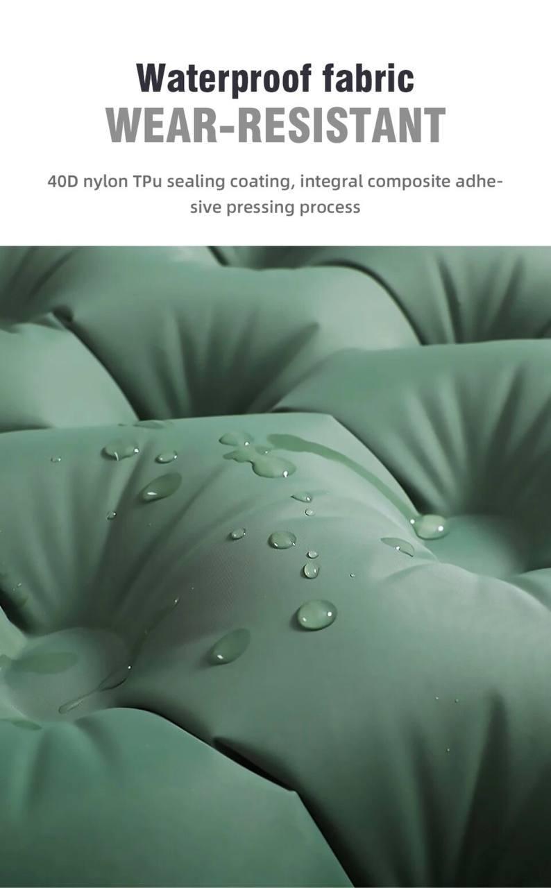 Килимок двохспальний PACOONE з подушками та вбудованим насосом Зелений (o39-d1c-3x0) - фото 5 Килимок двохспальний PACOONE з подушками та вбудованим насосом Зелений (o39-d1c-3x0) - фото 5