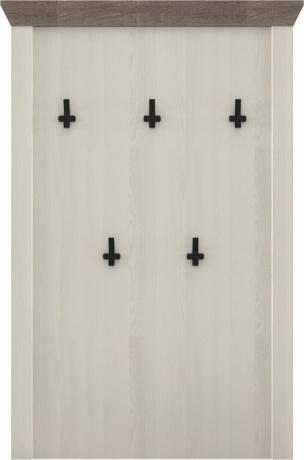 Вешалка Gerbor Марсель 96х145 см Ясень Снежный/Дуб Сонома Трюфель Вешалка Gerbor Марсель 96х145 см Ясень Снежный/Дуб Сонома Трюфель