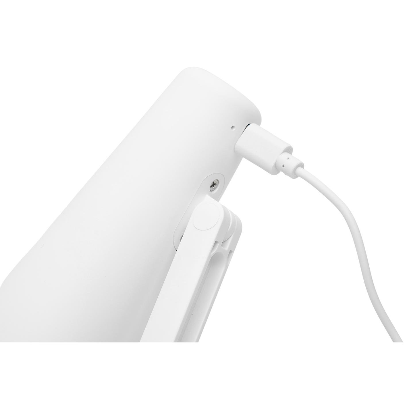 Настольная лампа Hoz Clip Lamp 3.5W 1200 mAh с аккумулятором White (MR65077) - фото 9