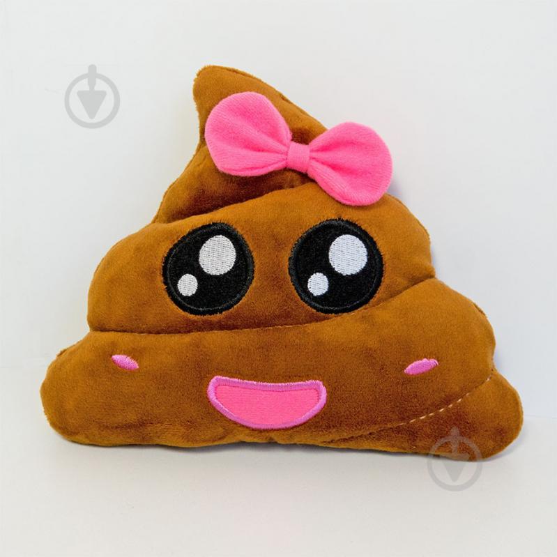 Мягкая игрушка Weber Toys смайлик emoji Мисс какашка 16см (WT616) Мягкая игрушка Weber Toys смайлик emoji Мисс какашка 16см (WT616)