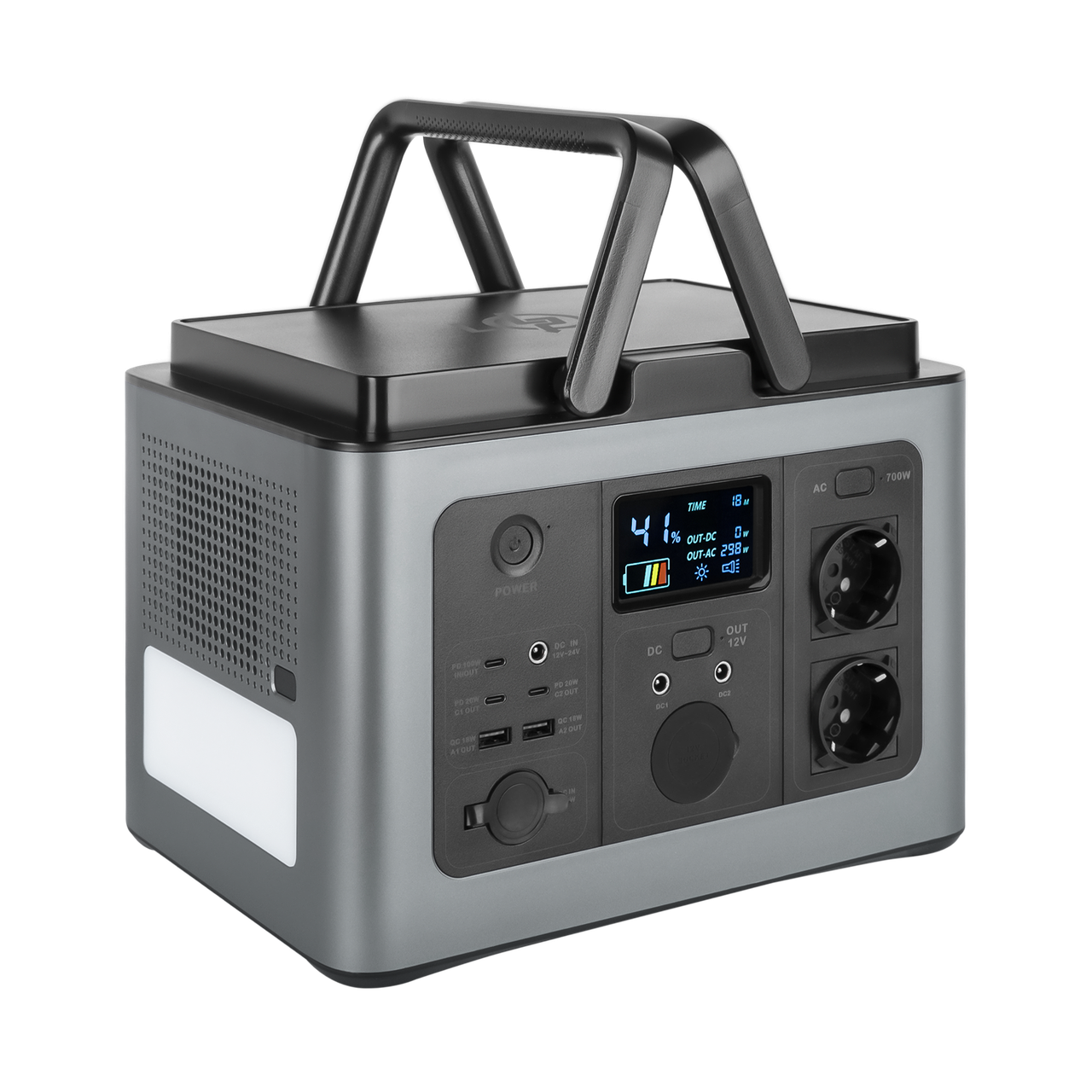 Зарядная станция портативная LP CHARGER MPPT 700 Pro 700W 614Wh многофункциональная - фото 2