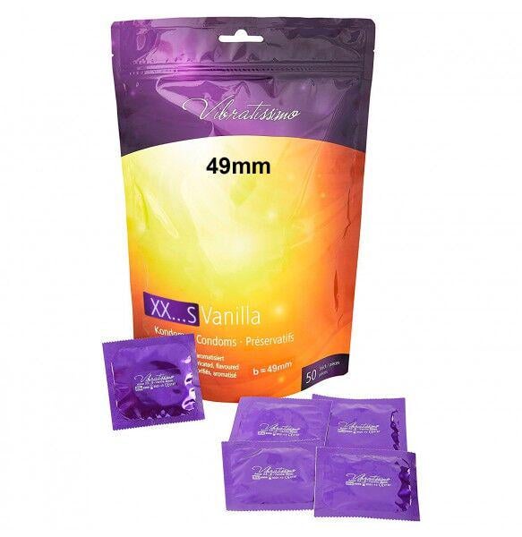 Презервативи Vibratissimo XX ... S Vanilla 49 мм ванільні 50 шт. (8115060338)