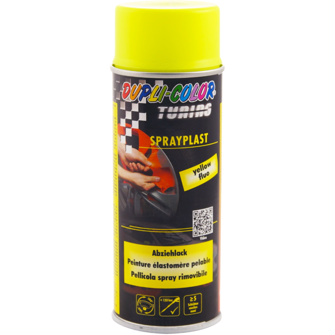 Рідка гума Dupli Color Tuning Sprayplast 400 мл Жовтий