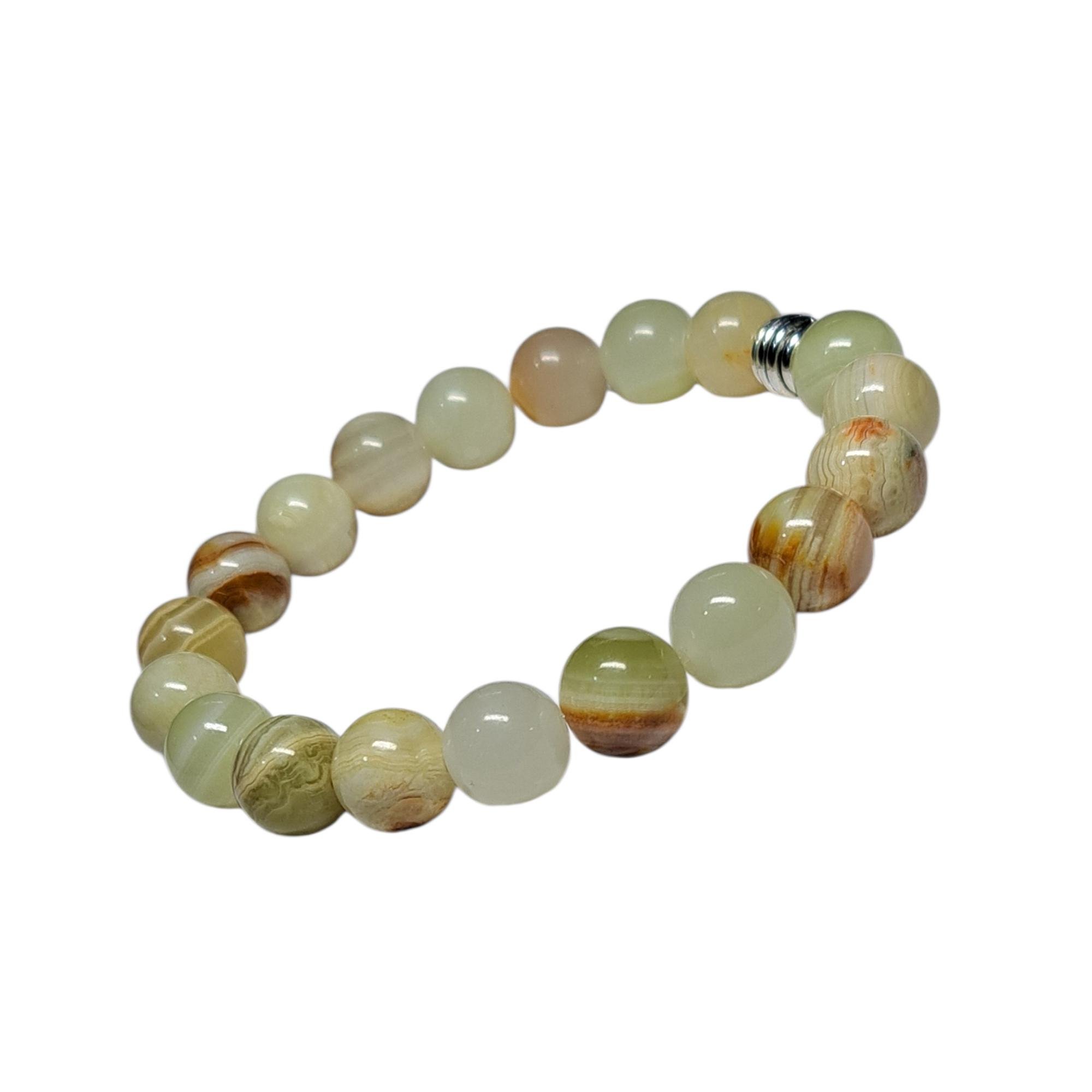 Браслет DARSANA Гранд из натурального камня оникс 10 мм (DRSU076)