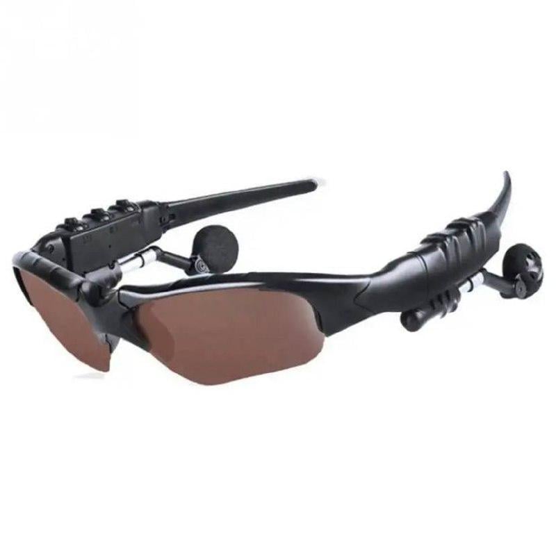 Солнцезащитные очки с Bluetooth наушниками и гарнитурой коричневые линзы (77075023)