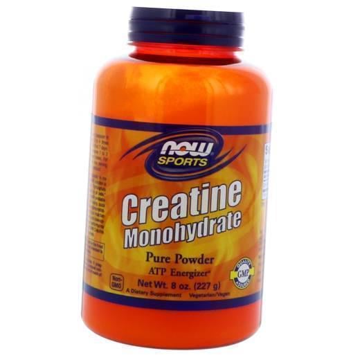 Креатин моногидрат безвкусный Now Foods Creatine Monohydrate Powder 227 г Безвкусный (31128001)