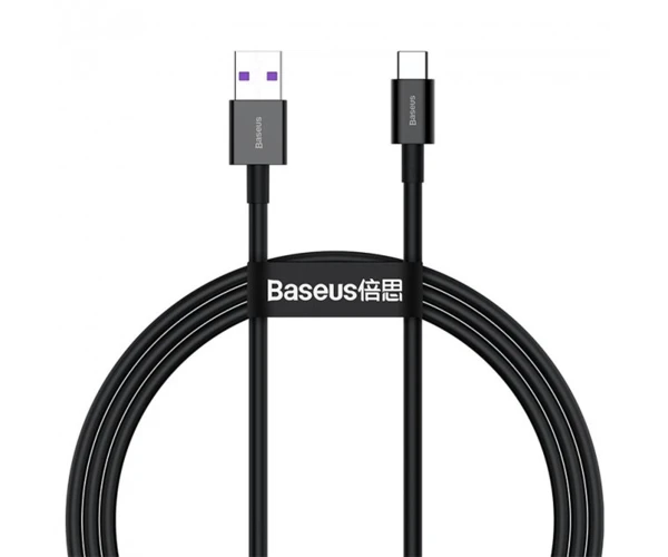 Кабель USB Baseus Superior Series CATYS-01 Type-C 66W 6A 1 м Black