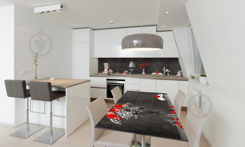 Наклейка виниловая на стол Zatarga «Красные Маки» 600х1200 мм Z180734st Наклейка виниловая на стол Zatarga «Красные Маки» 600х1200 мм Z180734st