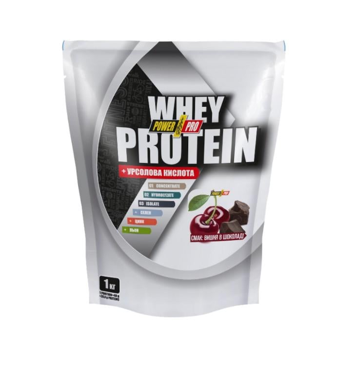 Протеин Power Pro Whey Protein 1 кг Вишня в шоколаде