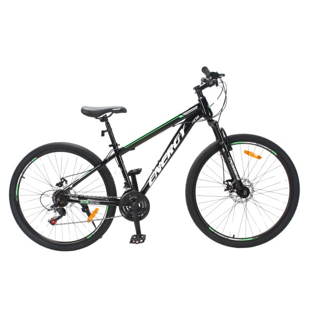 Велосипед CrossBike Energy 2025 27,5" Рама 15" Black/Green