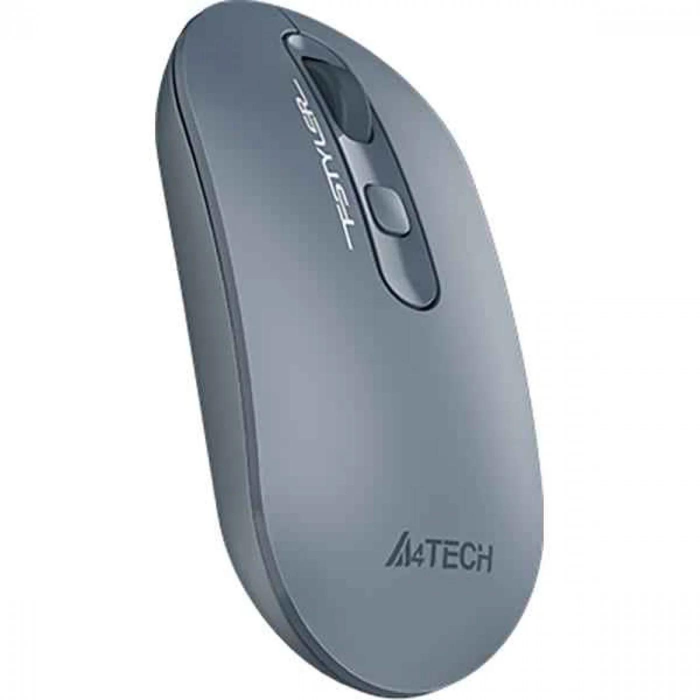 Мышь беспроводная A4Tech FG20 2.4GHz оптическая 1000-2000 DPI от батареек Ash Blue (29709839) - фото 2 Мышь беспроводная A4Tech FG20 2.4GHz оптическая 1000-2000 DPI от батареек Ash Blue (29709839) - фото 2
