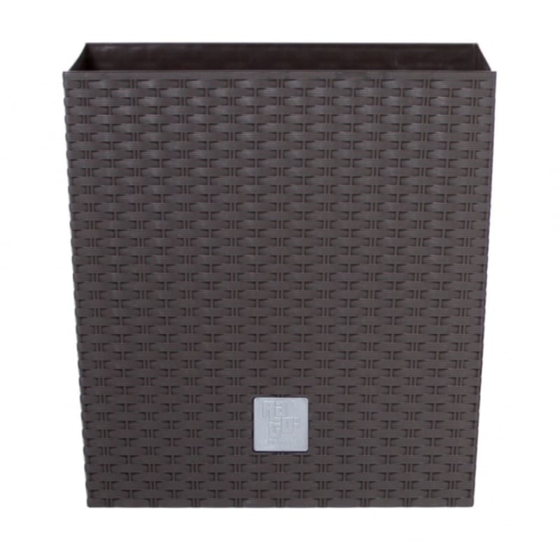 Горшок для цветов Prosperplast Rato со вставкой 2в1 Н- 32,5 см Коричневый (70895-440)