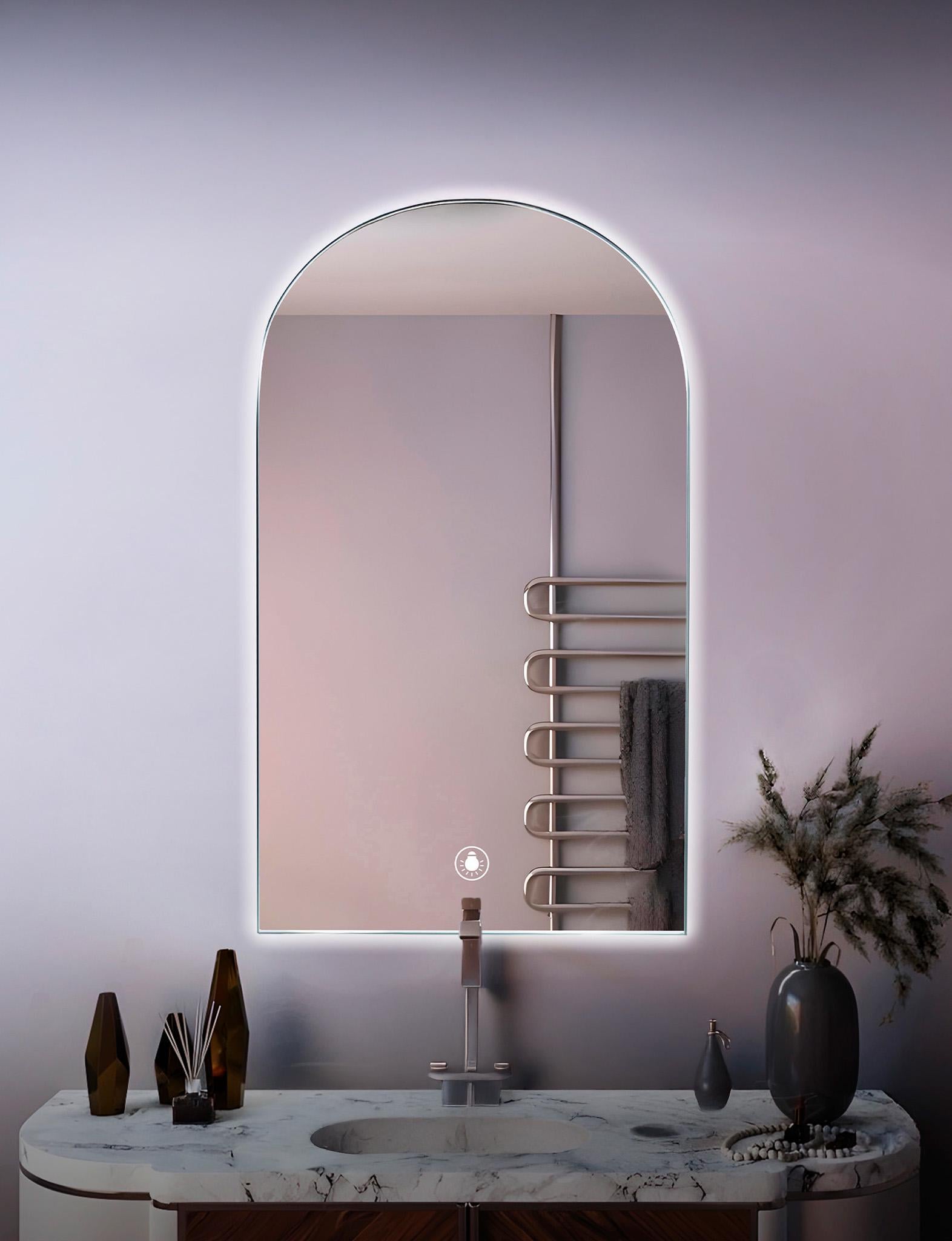 Зеркало для ванной настенное BRS смарт с подсветкой LED 100х60 см (484461379)