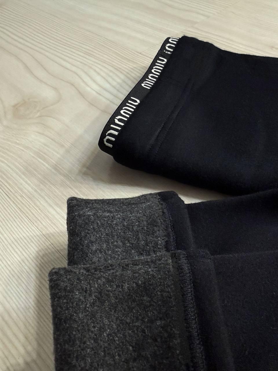 Лосины женские Kenalin 2016 утепленные с резинкой на поясе min min р. 42-48 Черный (5837) - фото 6