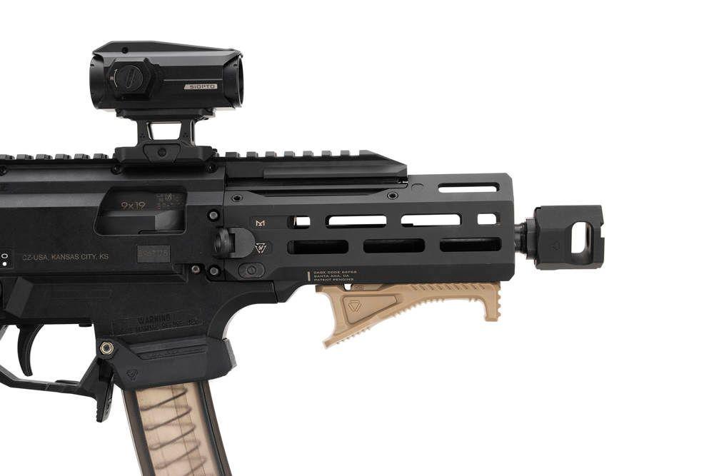 Рукоятка передняя Strike Industries Cobra LINK M-LOK/KeyMod FDE (SI-AR-CMS-CFG-FDE) - фото 8