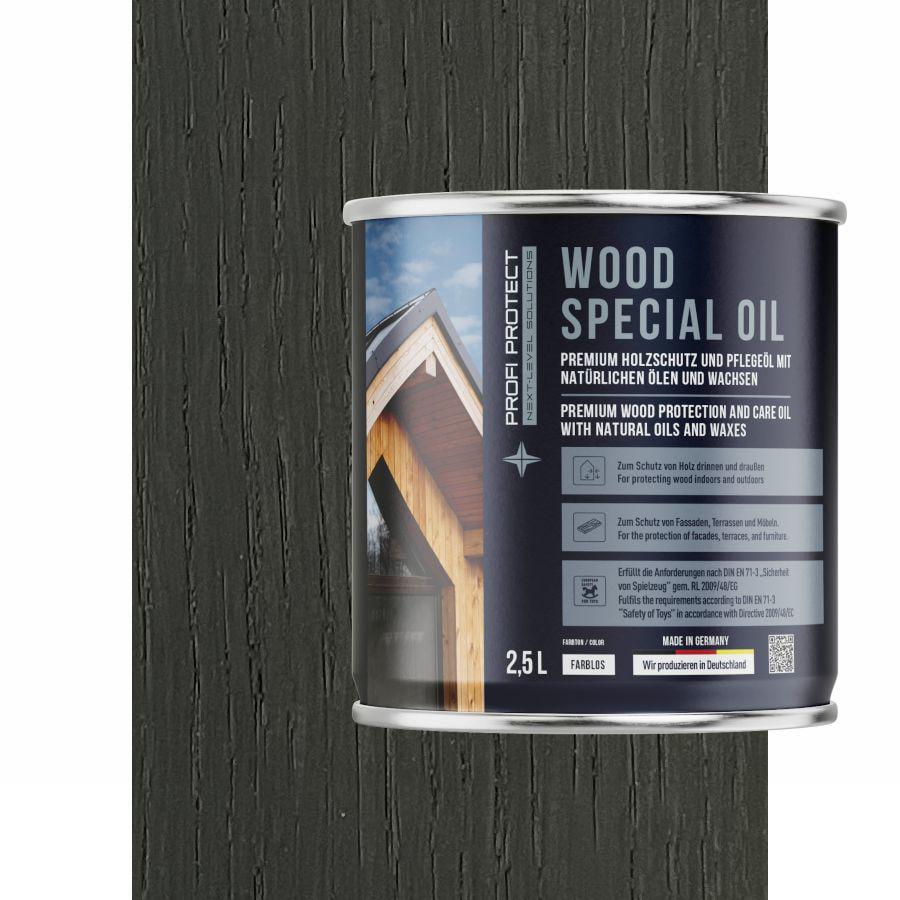 Олія для терасної дошки ProfiProtect Wood Special Oil з воском 2,5 л Gris eiche (24646025)