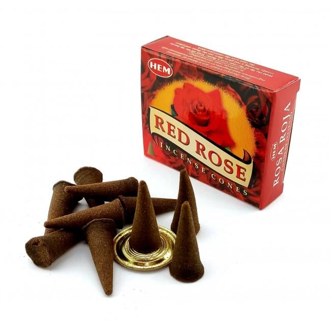 Благовония конусы Красная Роза (34638-MZ)