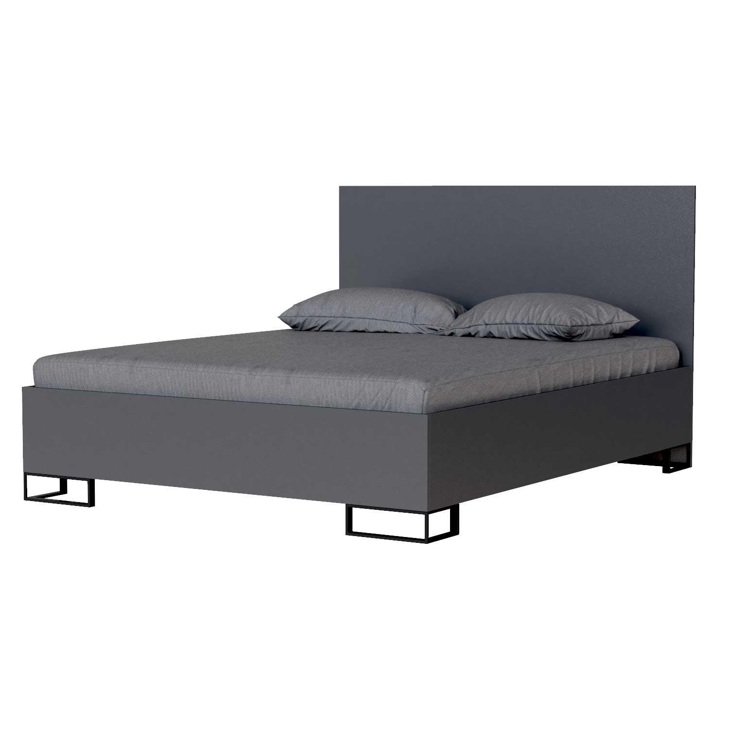 Ліжко Ascet 1,6 м 1670x1000x2060 мм Графіт (GAAS09070000030)